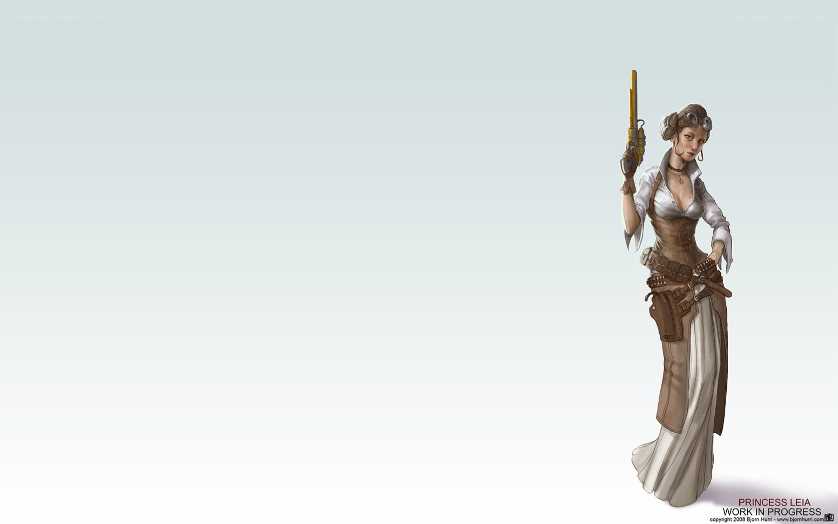 Princess Leia concept art