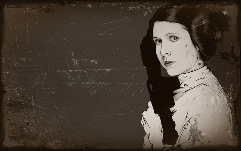 Princess Leia illustration