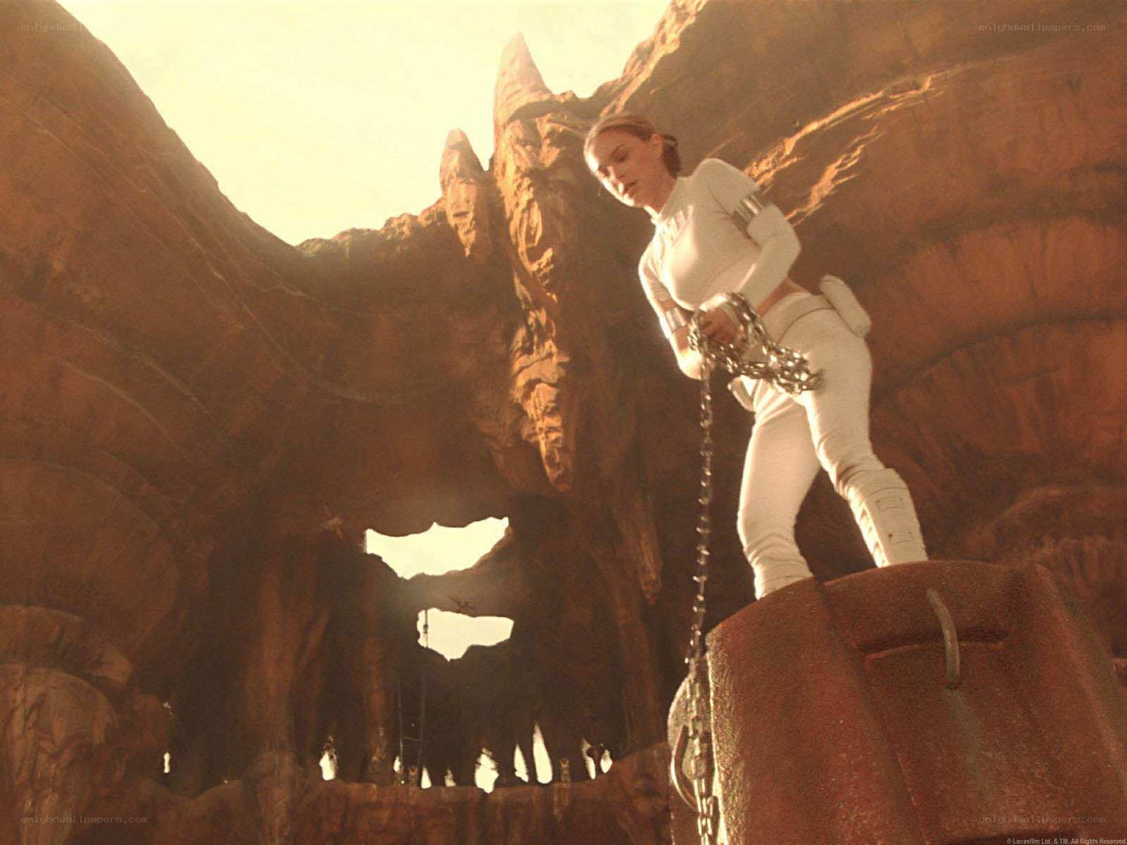 Princess Leia in a cave