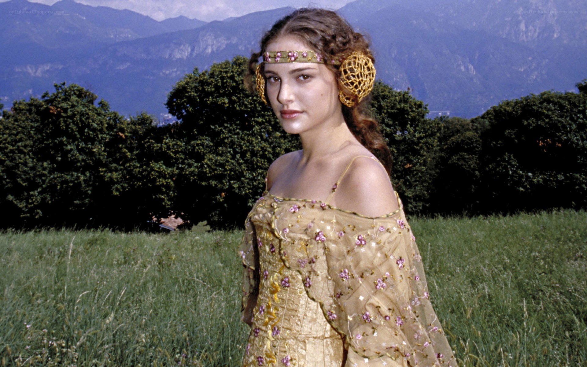 Princess Leia in a field