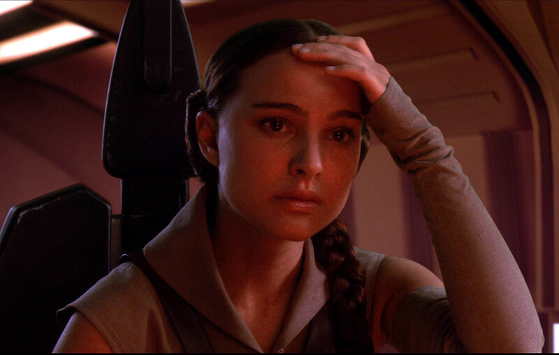 Princess Leia in a moment of distress