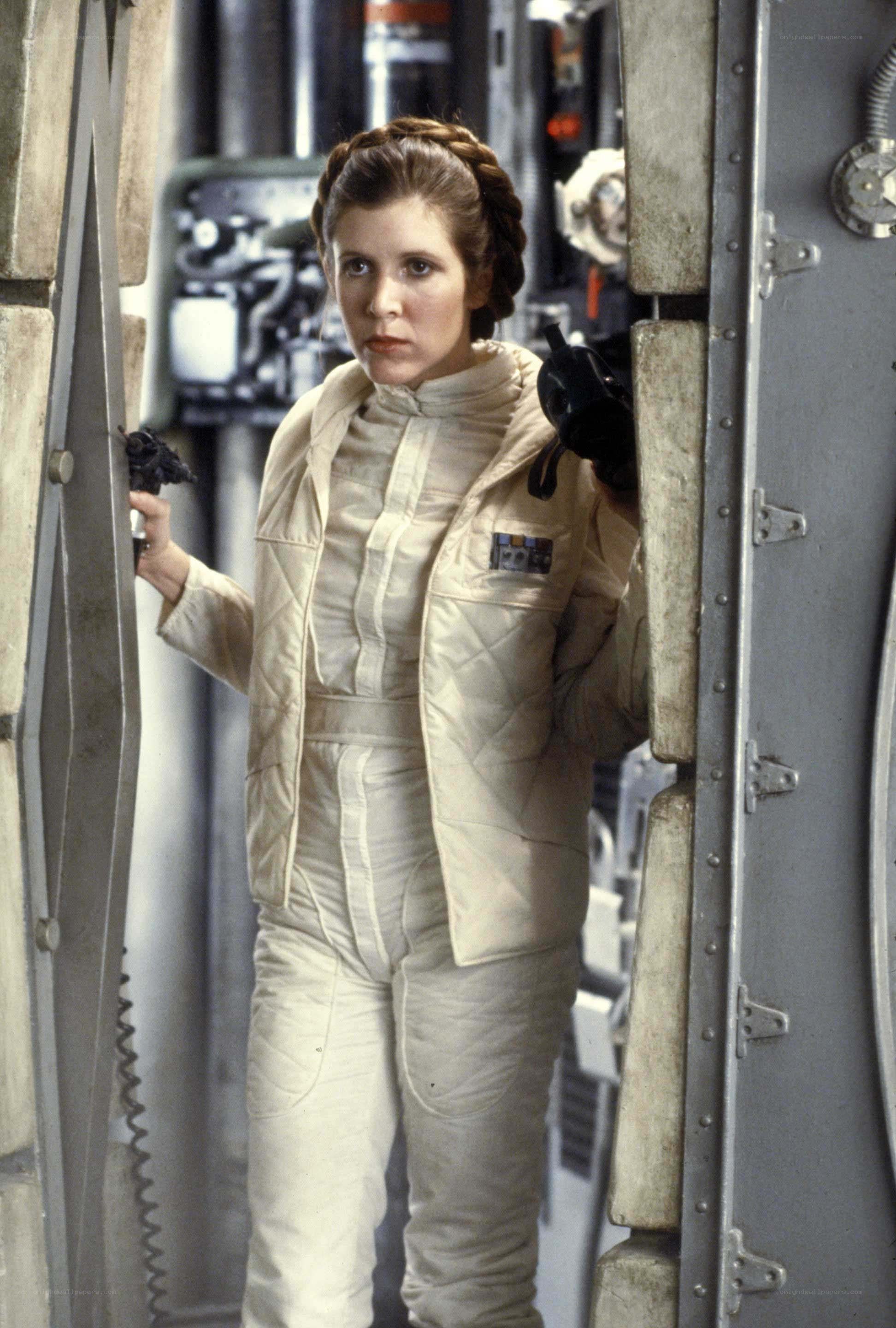 Princess Leia in a spaceship