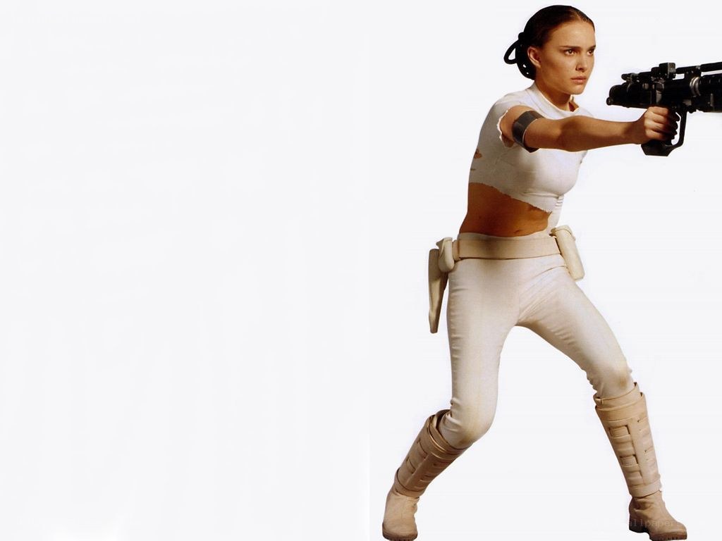 Princess Leia in action pose