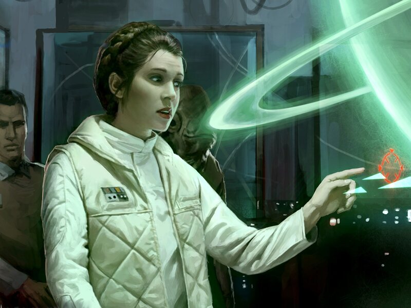 Princess Leia in command