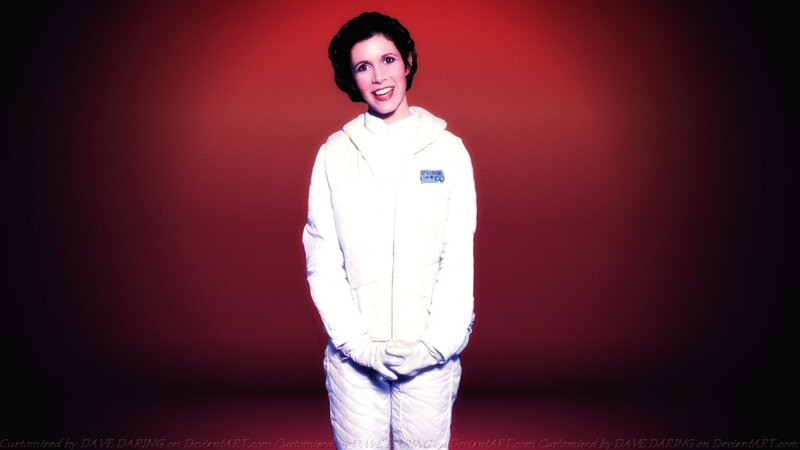 Princess Leia in White Suit
