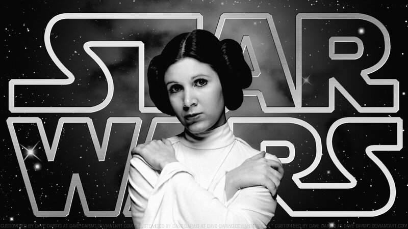 Princess Leia Organa — Black, Dramatic, Night