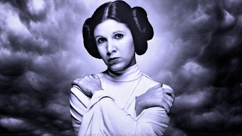 Princess Leia Organa — Black, Dramatic, Photograph