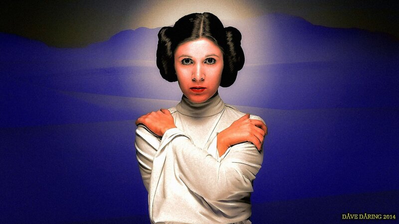 Princess Leia Organa — Blue, Dramatic