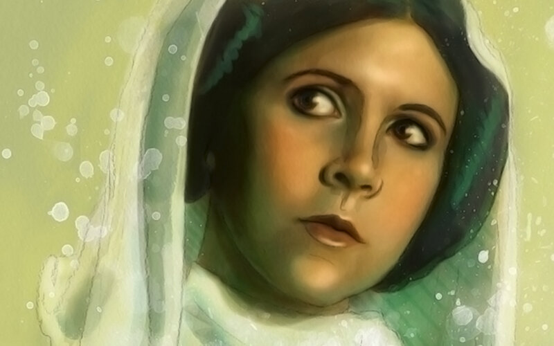Princess Leia portrait