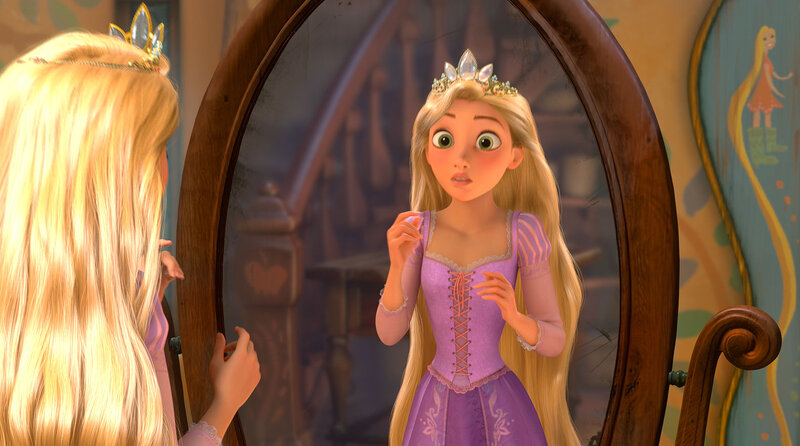 Princess Looking in Mirror