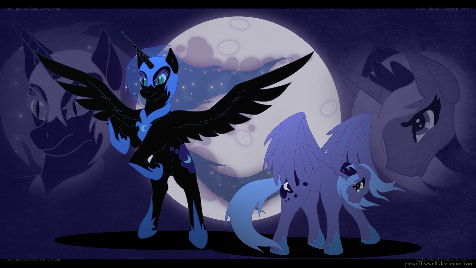 Princess Luna and her shadow