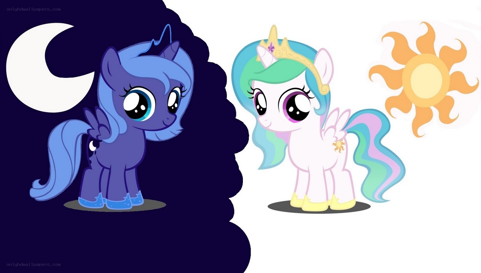 Princess Luna and Princess Celestia
