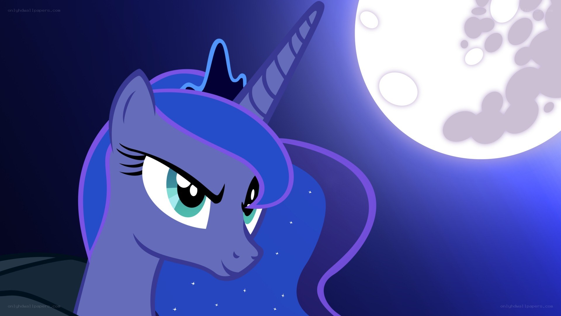 Princess Luna at night