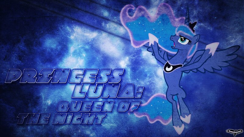 Princess Luna Character — Blue, Dramatic