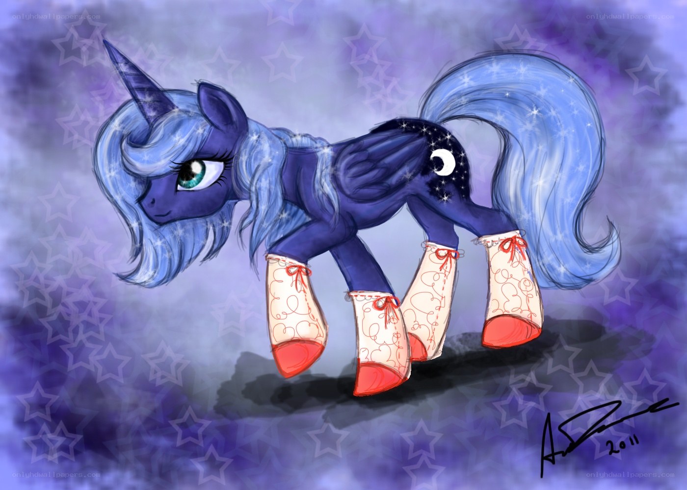 Princess Luna in boots