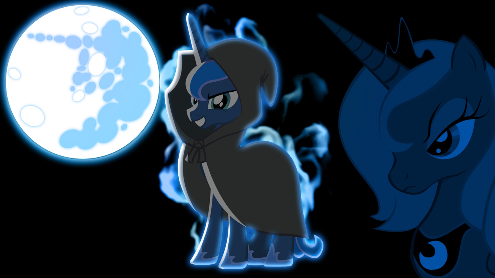 Princess Luna in shadow