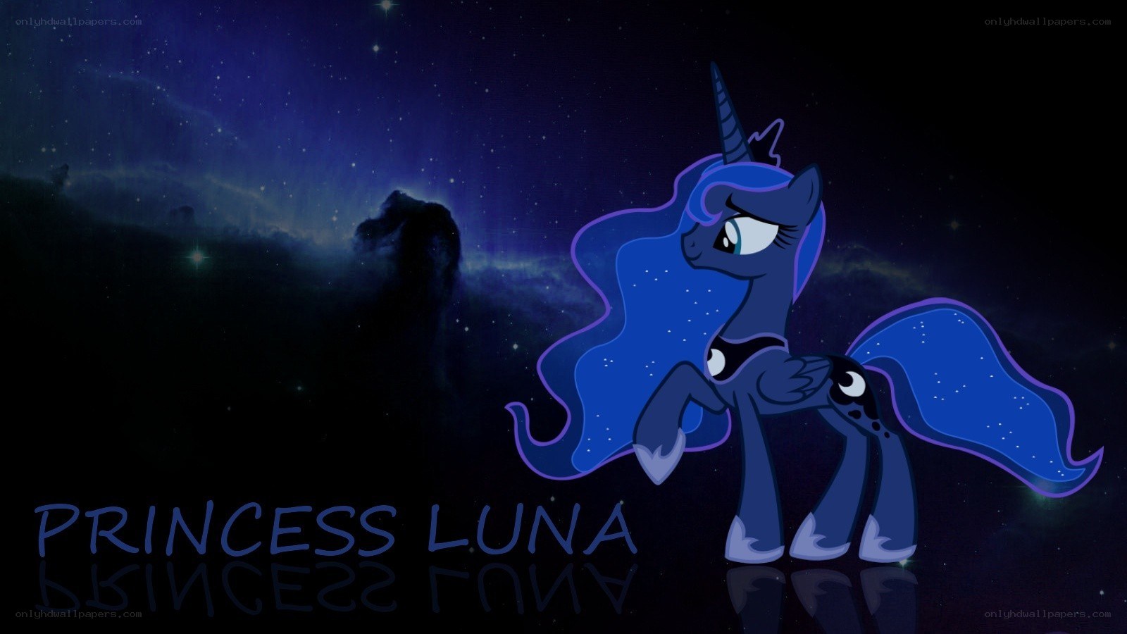 Princess Luna in space
