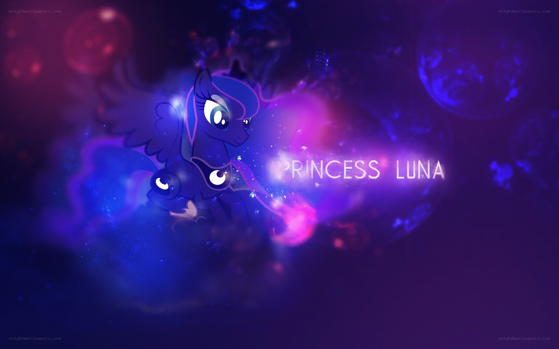 Princess Luna in space