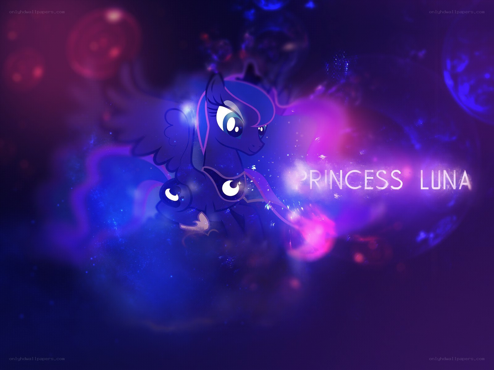 Princess Luna in space
