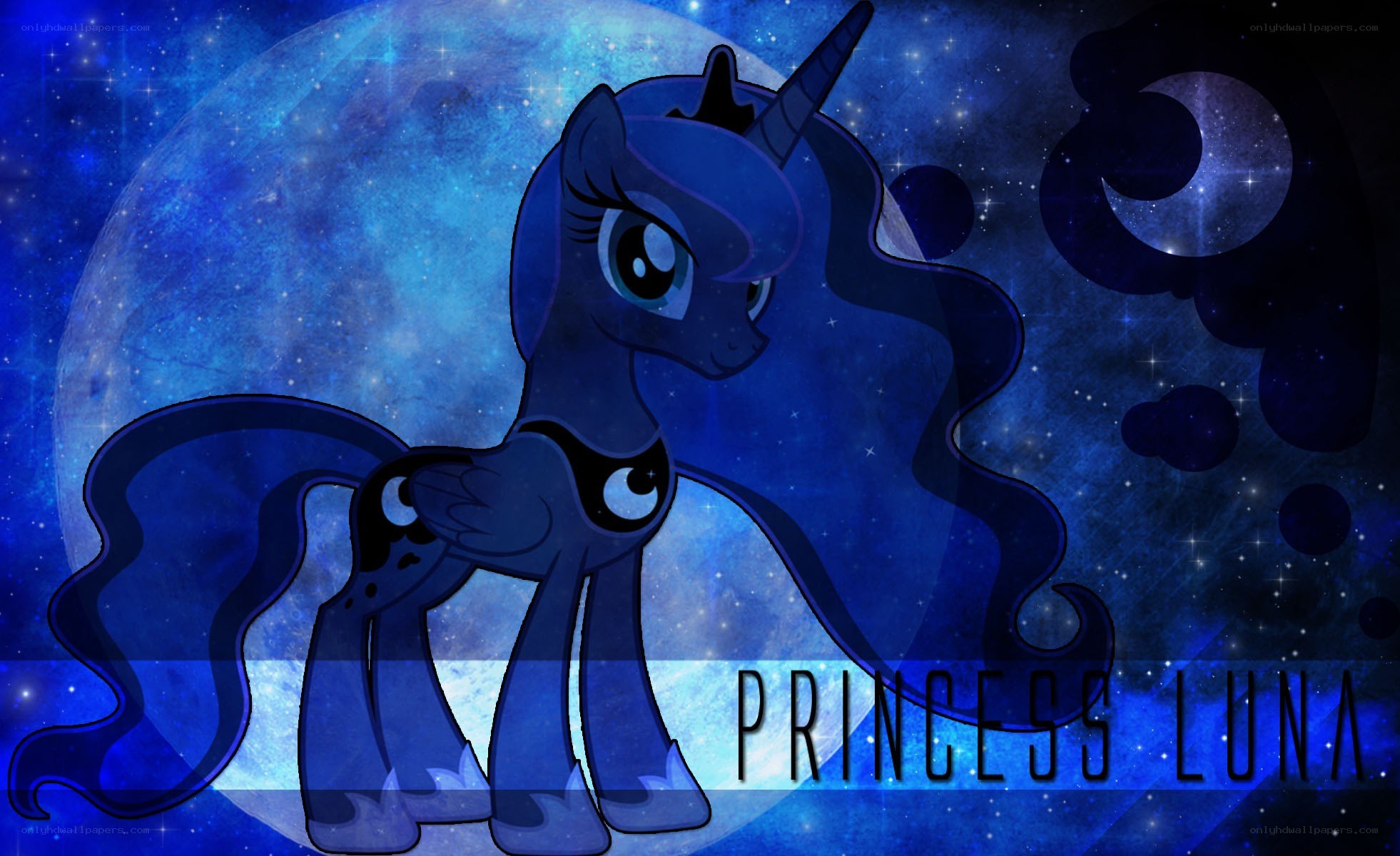 Princess Luna in space