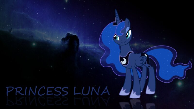 Princess Luna in space