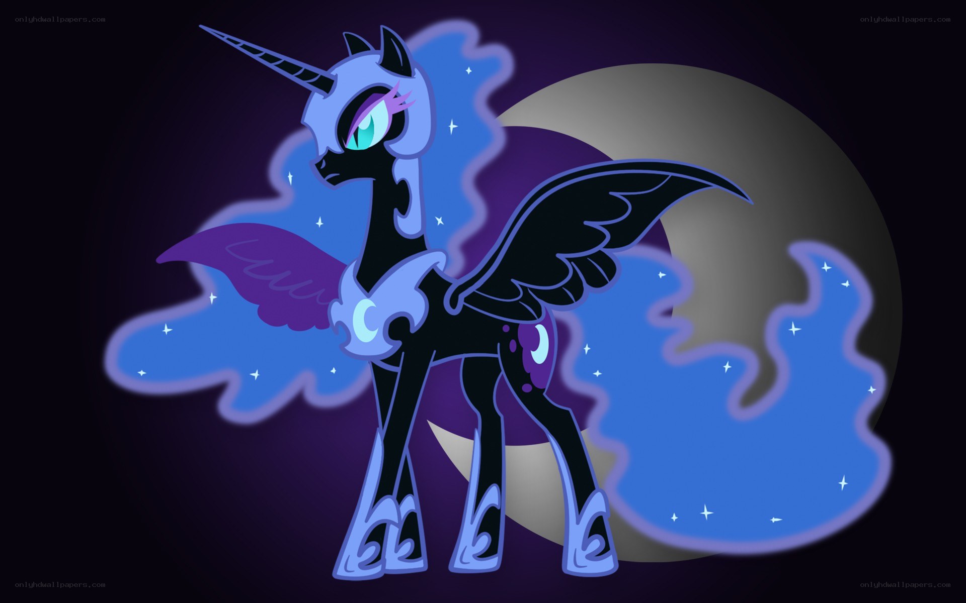 Princess Luna in the night