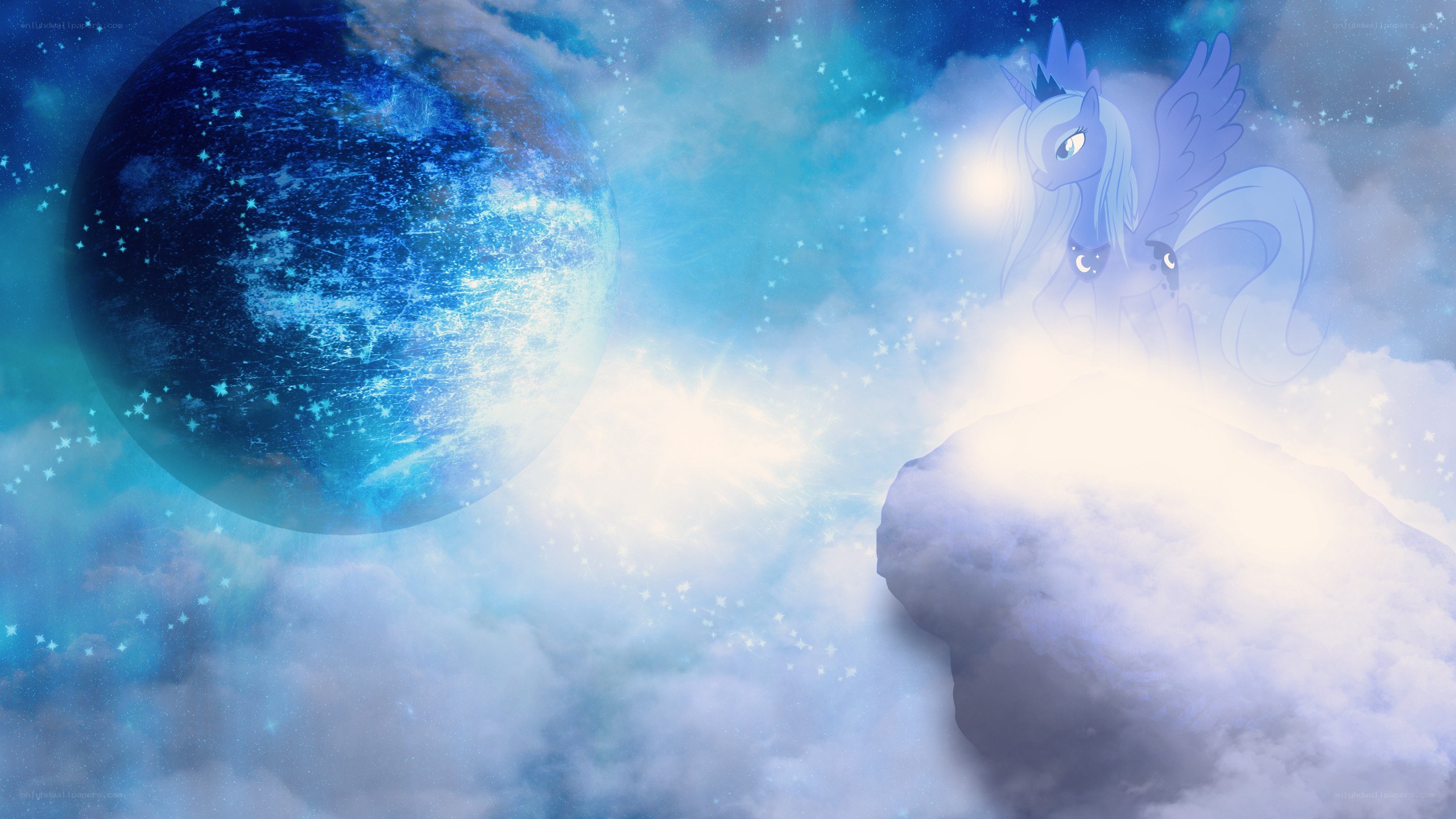 Princess Luna in the sky