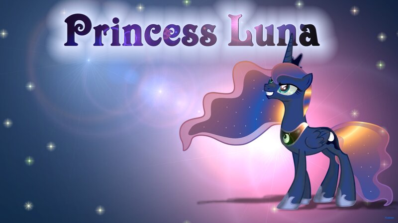 Princess Luna Pony — Purple, Dramatic