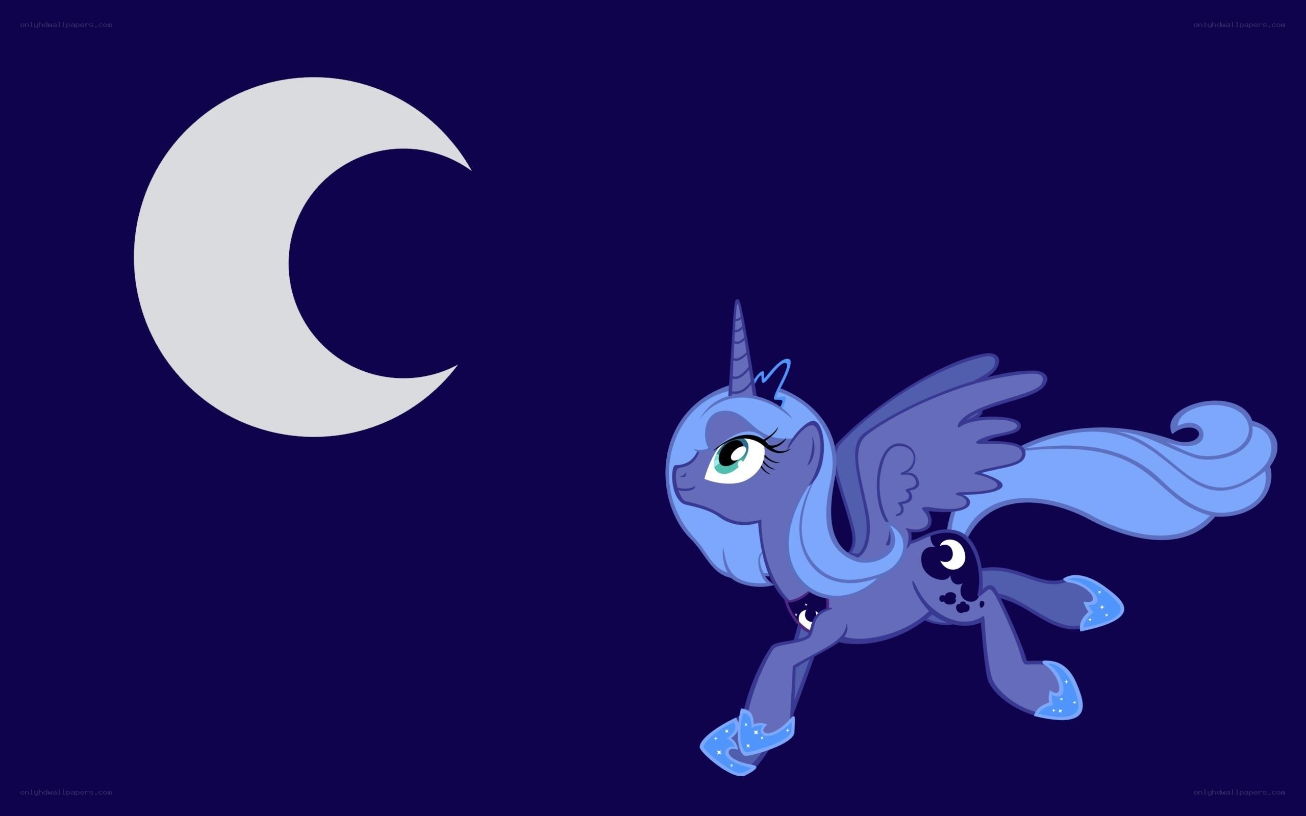Princess Luna under the moon