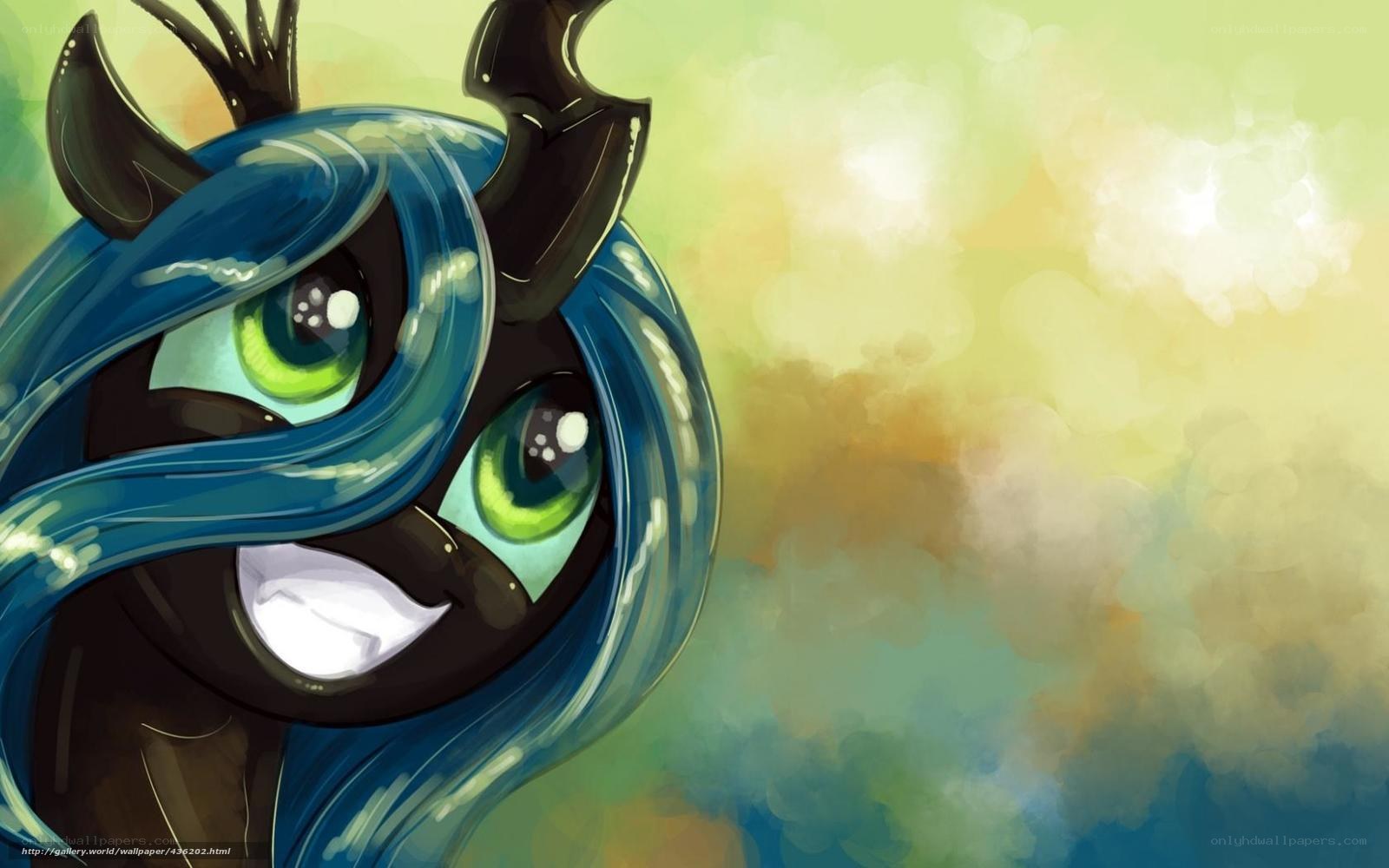 Princess Luna with green eyes