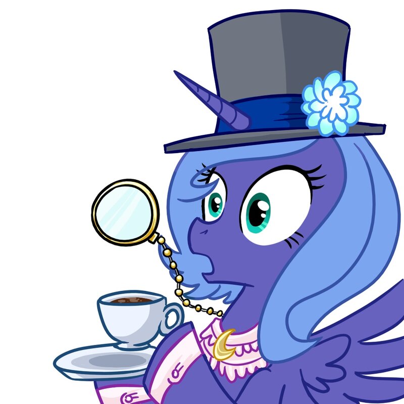 Princess Luna with tea