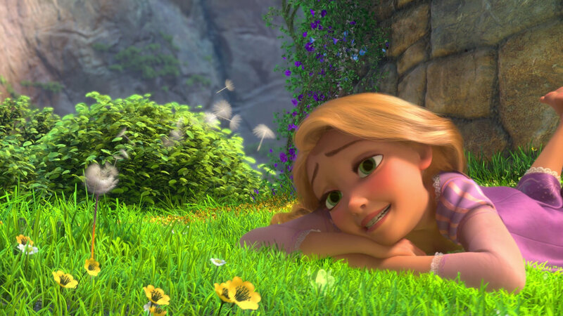 Princess Lying in Grass
