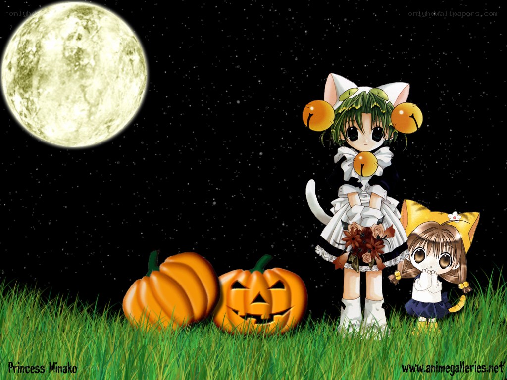 Princess Minako Halloween scene
