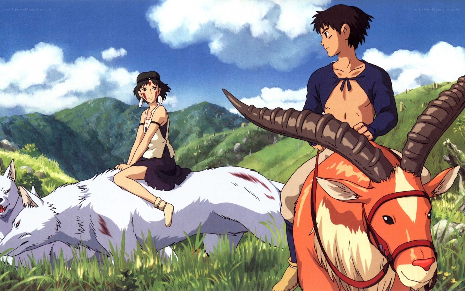Princess Mononoke and Ashitaka
