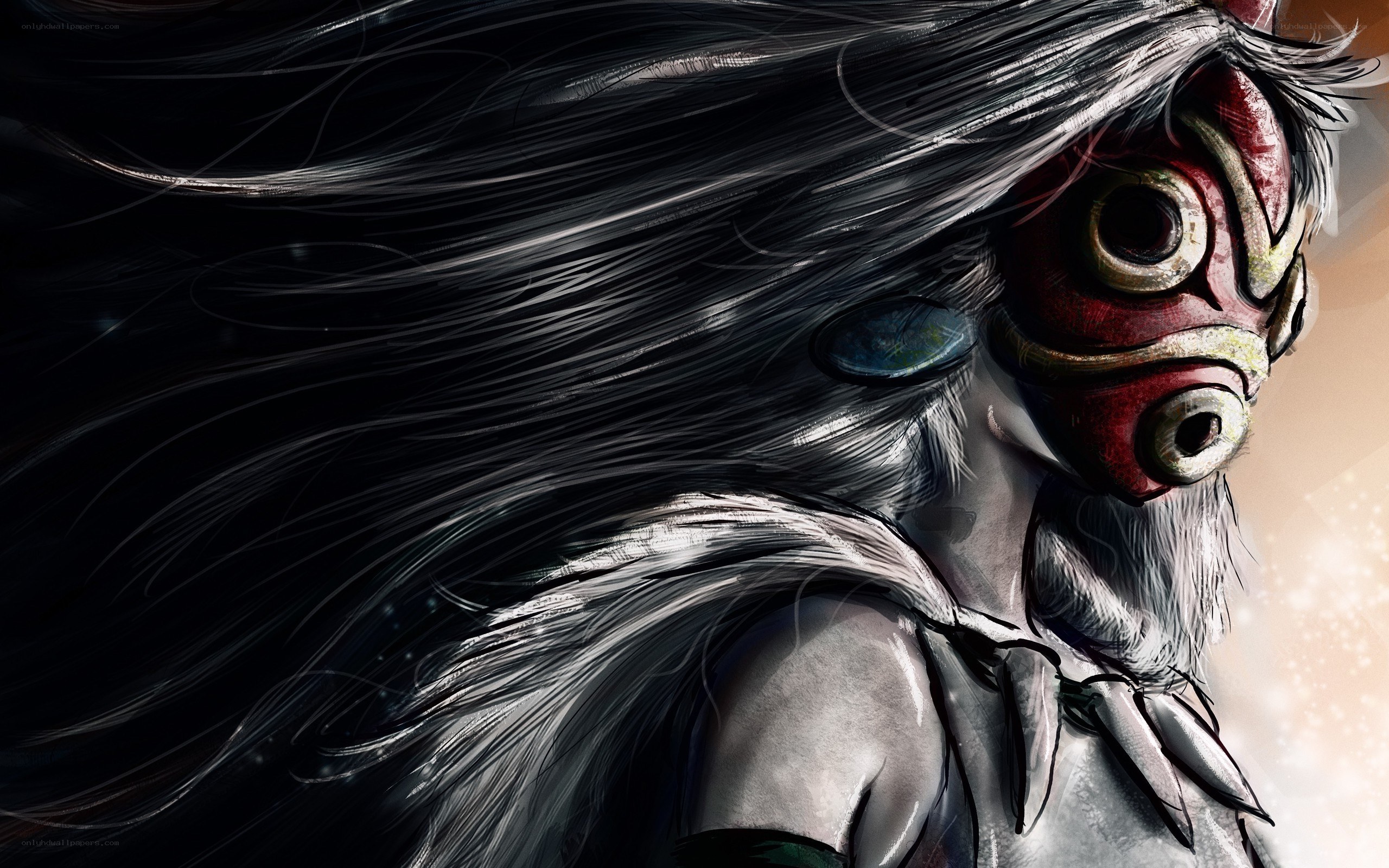 Princess Mononoke character art