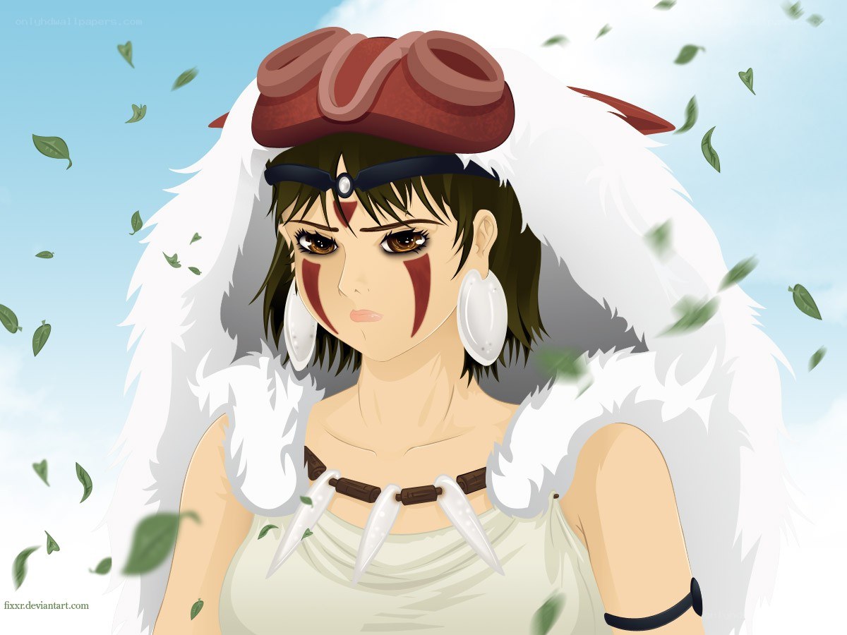 Princess Mononoke character art