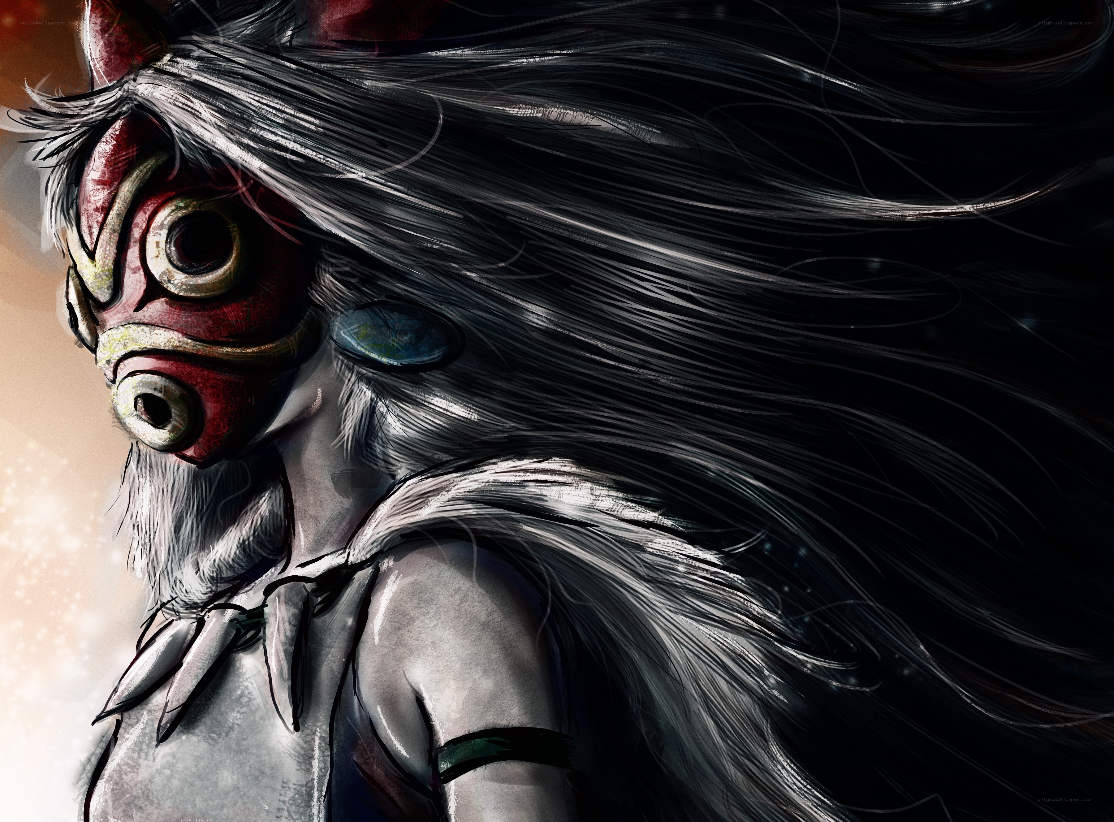 Princess Mononoke character art
