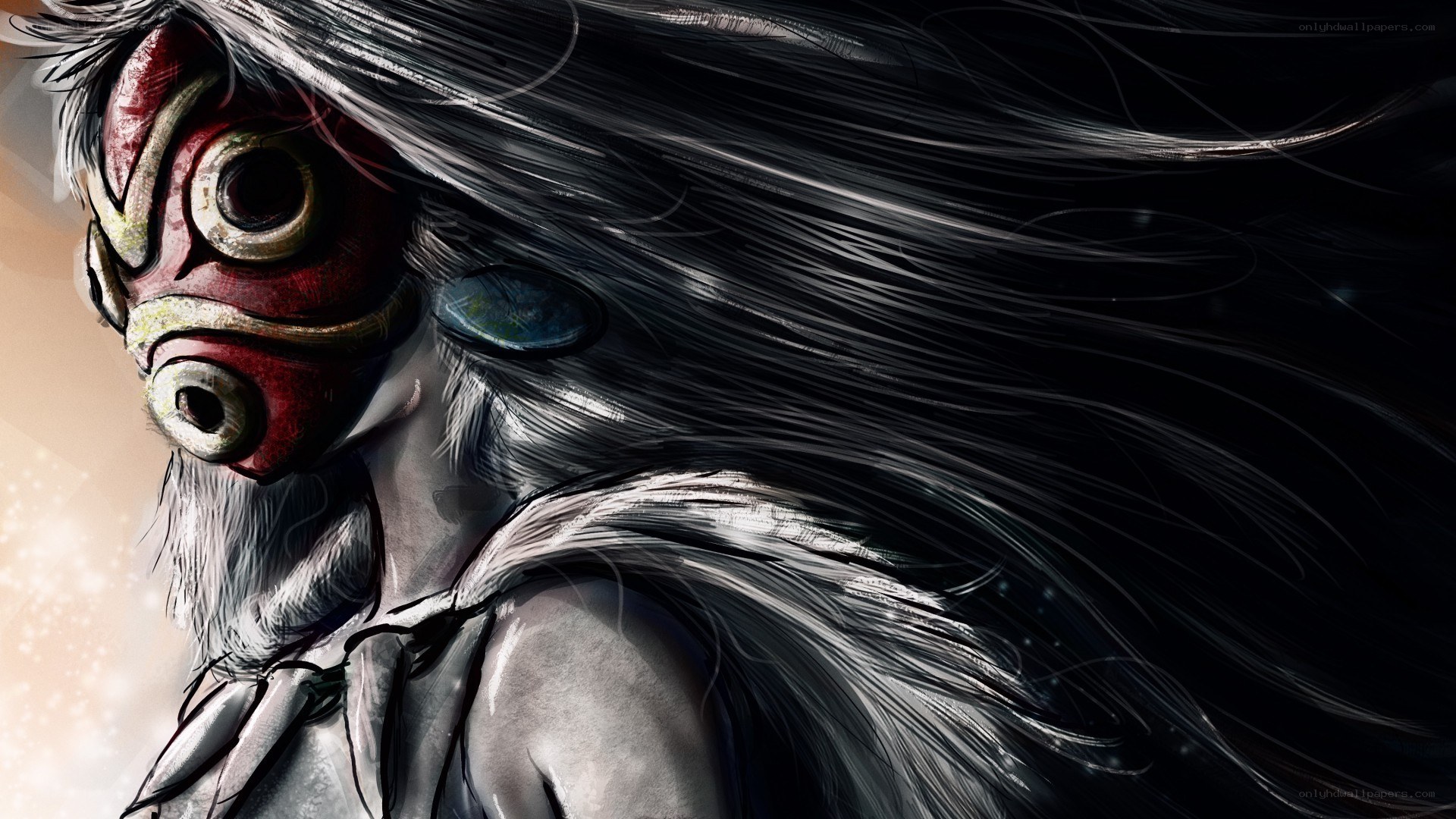 Princess Mononoke character art