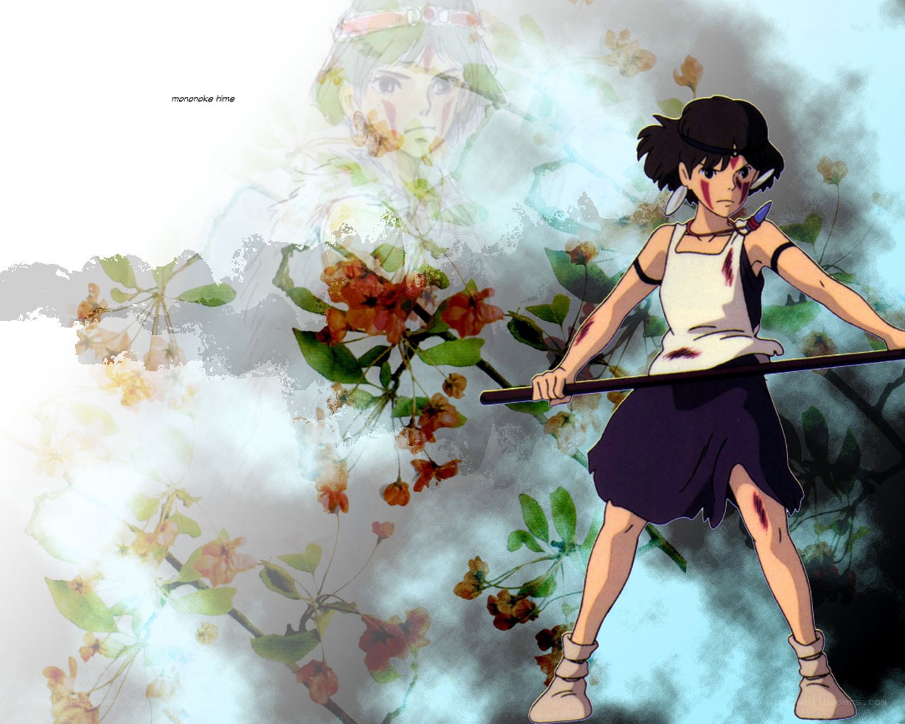 Princess Mononoke in battle
