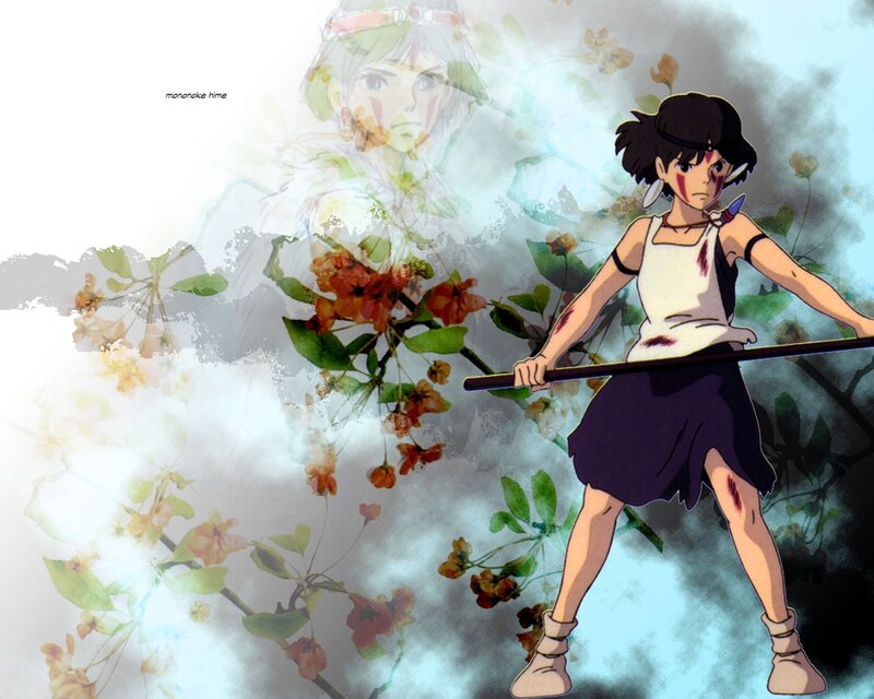 Princess Mononoke in battle