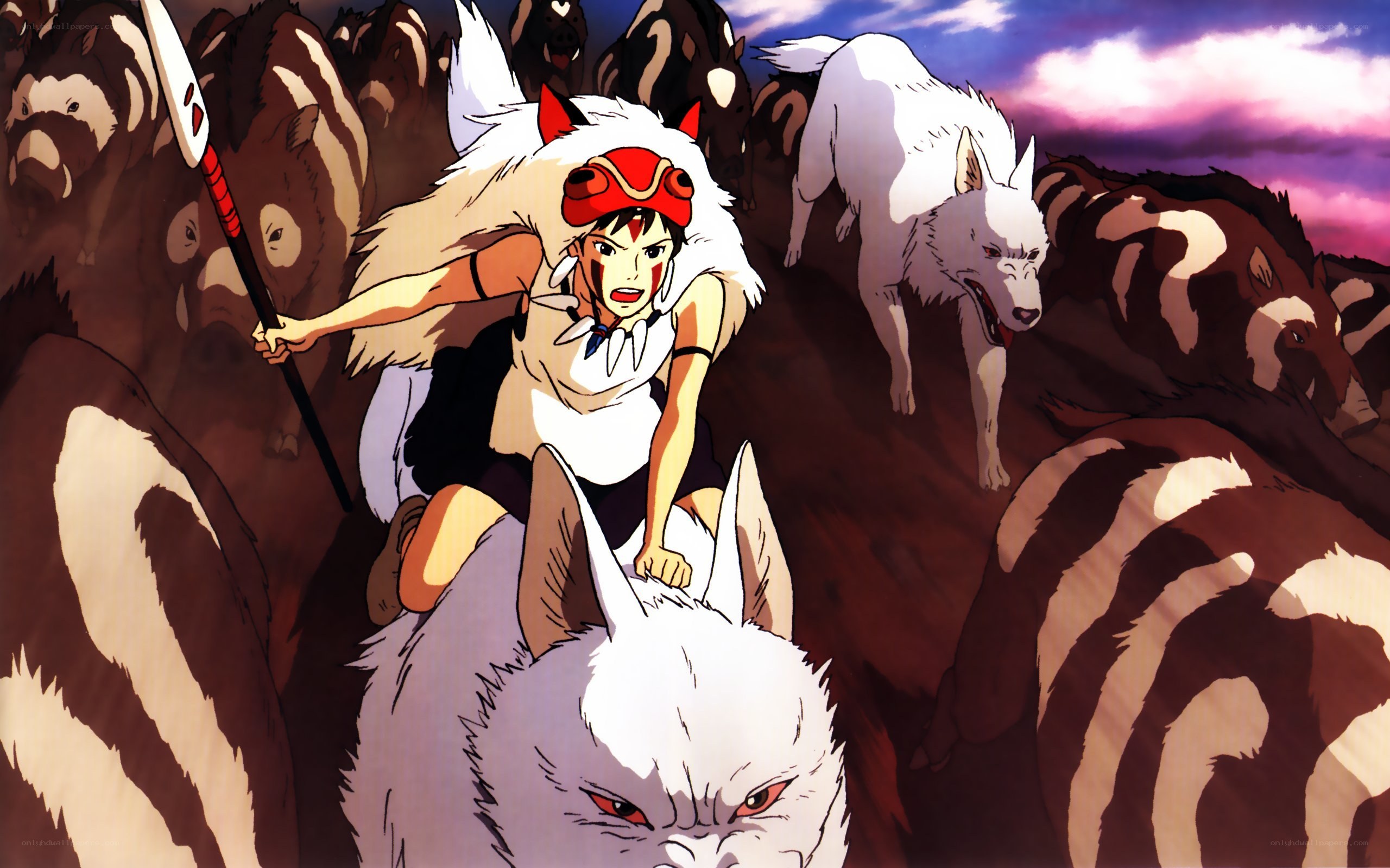 Princess Mononoke in wolf pack