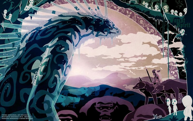 Princess Mononoke movie art