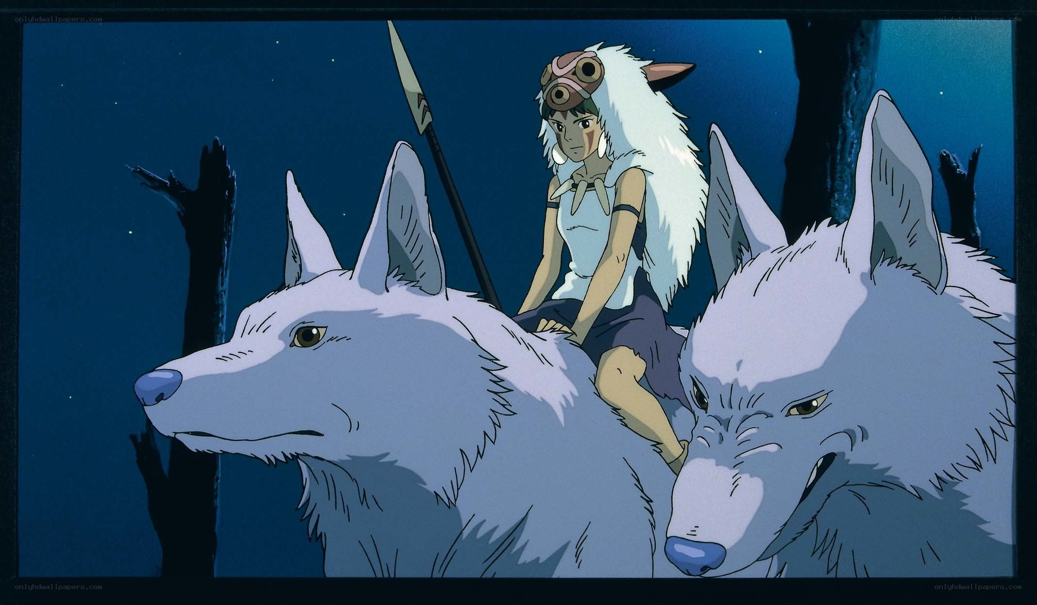 Princess Mononoke on wolf