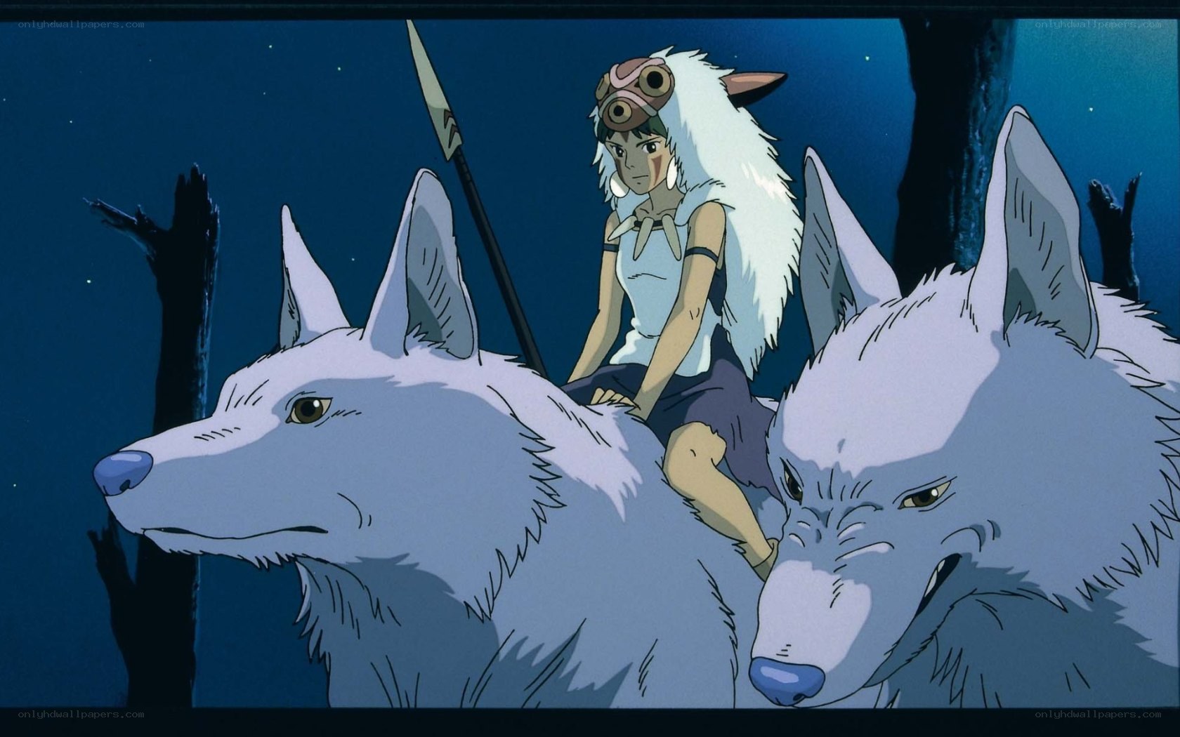 Princess Mononoke on wolf
