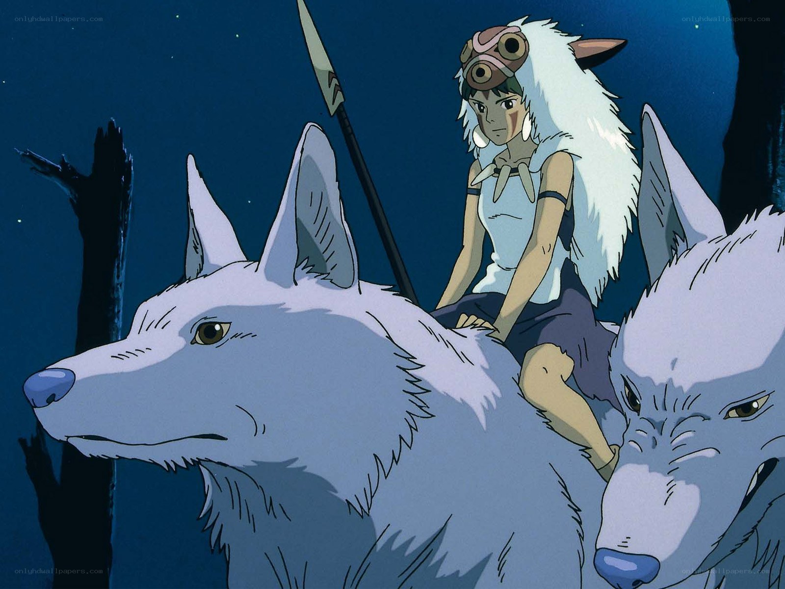 Princess Mononoke on wolf