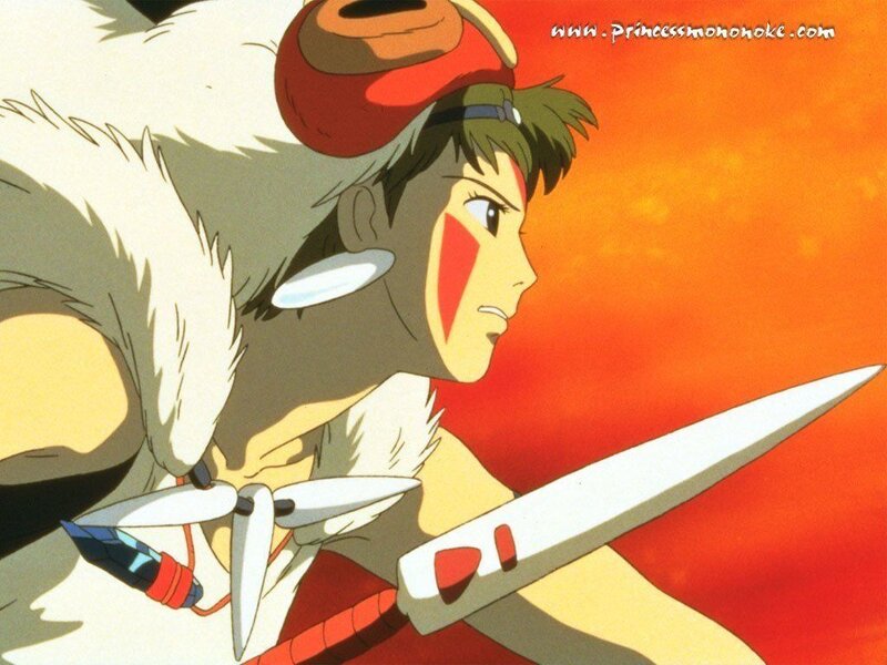Princess Mononoke warrior scene