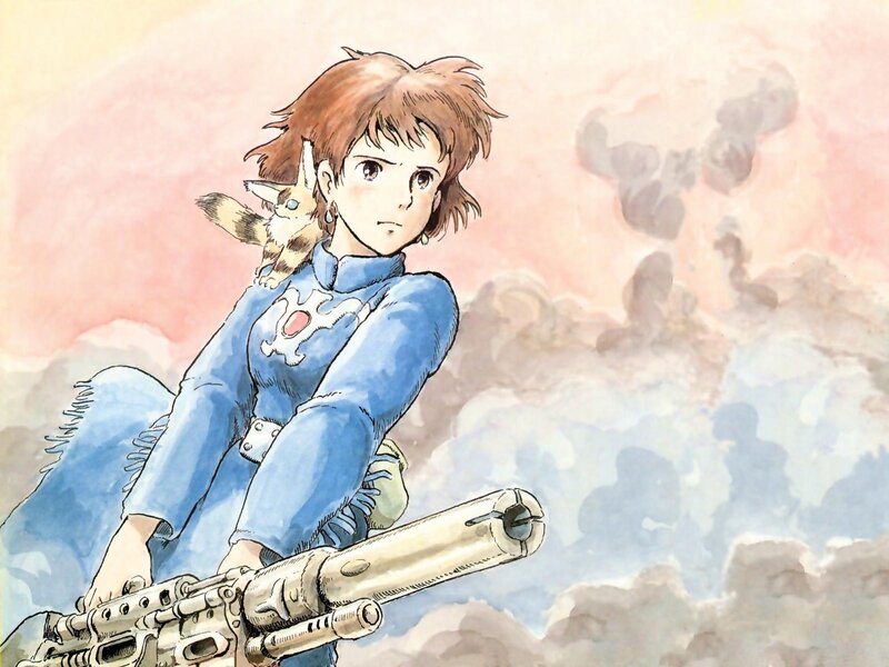 Princess Mononoke with weapon