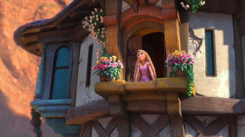 Princess on a Balcony — Brown