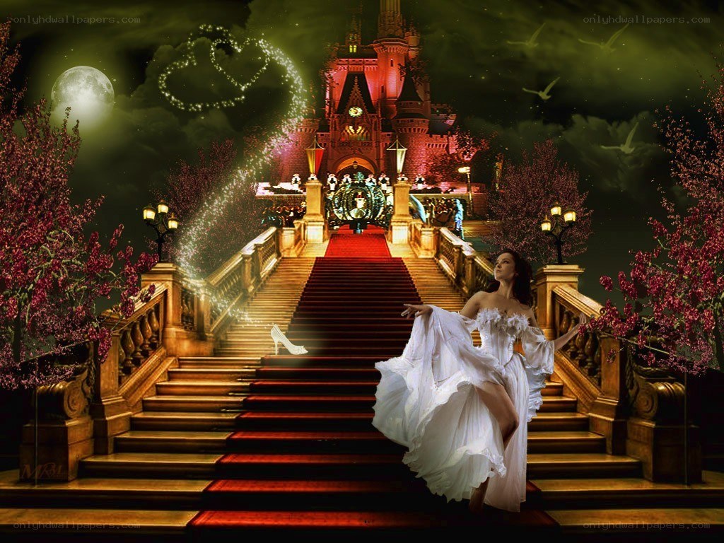Princess on a red carpet