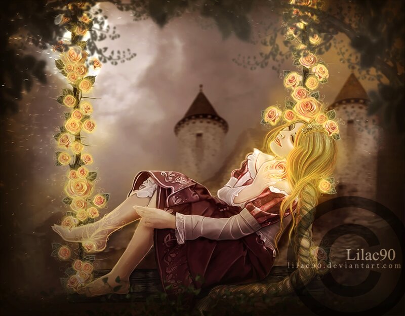 Princess on a Swing
